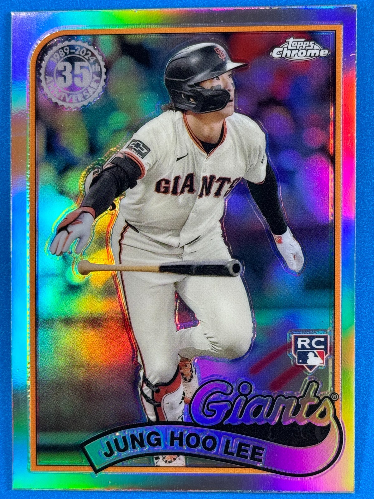 2024 Topps Chrome Update 1989 Topps Baseball #89CU-6 Jung Hoo Lee Rookie RC