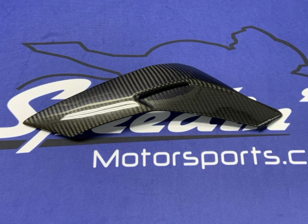 Triumph Left Belly Pan Carbon Fiber Street Triple R/RS/Moto 2 23-25 OEM T2317077