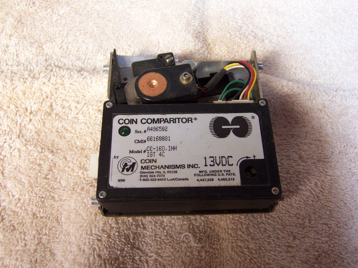 Mécanisme à Pièces IGT CC-16-E Pour Game King S2000 - Comparateur De Pièces I-GAME, 13VDC