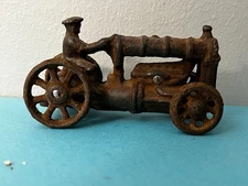 Vintage Cast Iron Tractor Farm Model AC Williams 5" Model,