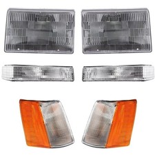 For 1993-1998 Jeep Grand Cherokee Corner Light Turn Signal Light Headlight Kit
