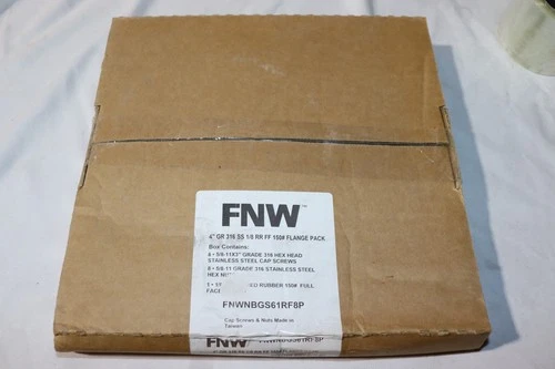 FNW FNWNBGS61RF8P Flange Accessory Pack, 4" 316 SS 150#