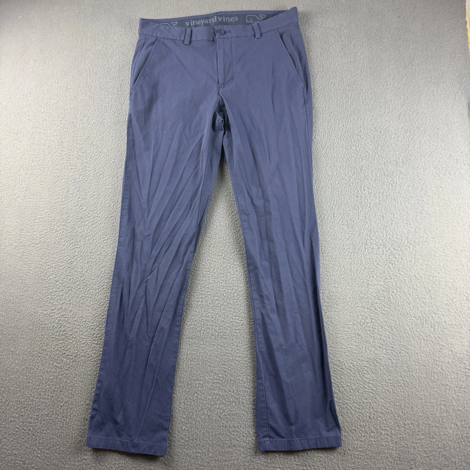 Pantalones Vineyard Vines para hombre 32x30* azules OTG On The Go rendimiento golf elásticos Foto 2 de 4