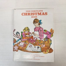 Vintage The Complete Christmas Book Hardcover Franklin Watts 1961 Home Decor 