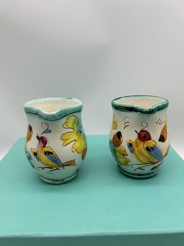 Brocche latte/crema vintage firmate artigianali ceramica artistica - Made in Italy - Foto 2 di 18