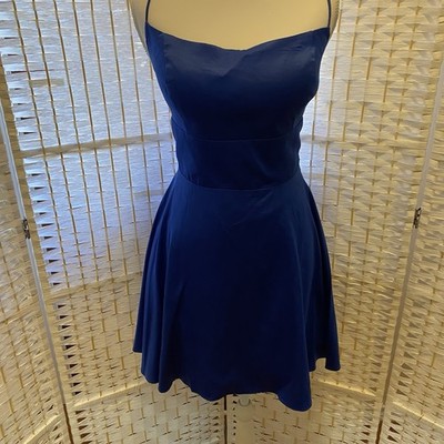 Gorgeous Royal Blue Dress By B Darlin Size 13/15. Lace Up Back | eBay