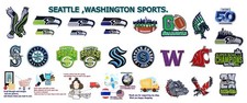 Seattle Seahawks,Washington Patches Embroidery for iron Sew on Fabrics
