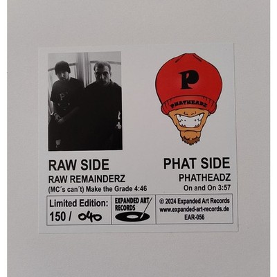 Raw Remainderz / Phatheadz - (Mc's Can't) Make (Vinyl 7'' - 2025 - DE - Original)