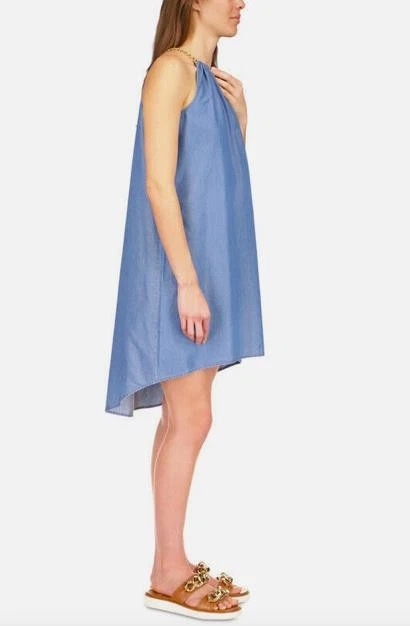 Mini abito donna Michael Kors catena senza maniche S NUOVO $140 MU28VJZ9HH