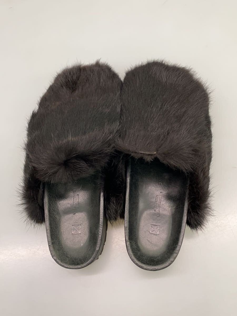 MAISON EUREKA SANDALS 37 Black FUR Used | eBay