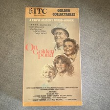 ITC Home Video On Golden Pond VHS Tape Katharine Hepburn Drama NTSC Golden Coll…