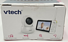 Vtech Vm924 Remote Pan-tilt-zoom Video Baby Monitor, 5" Lcd Screen, Up To 17 Hrs
