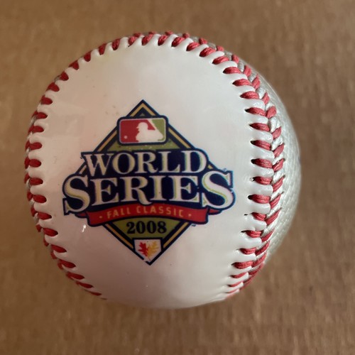 2008 MLB World Series Rawlings Baseball Phillies vs Rays Souvenir