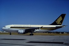RH233_9V-STS_SINGAPORE AIRLINES_A310-324 - ORIGINAL KODAK SLIDE