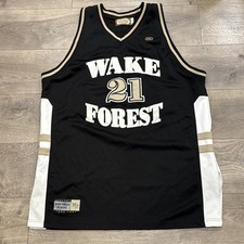 Hardwood Legends 1993-1997 Black Wake Forest Tim Duncan Jersey XXL Basketball