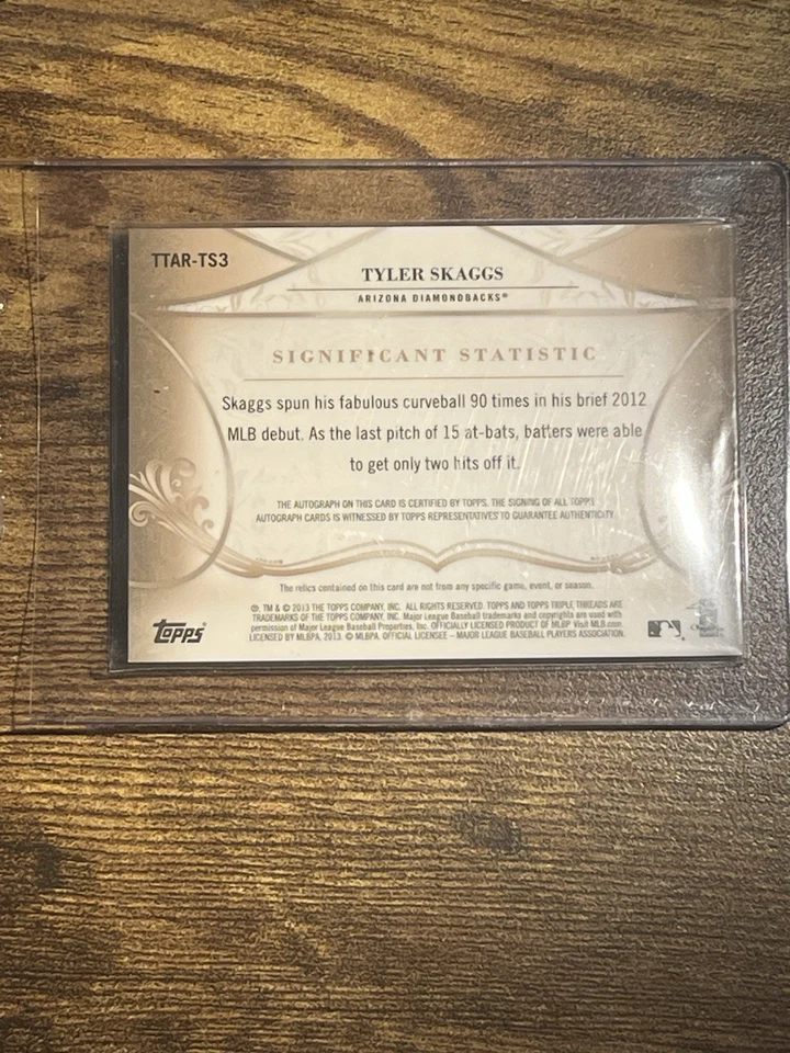 2013 Topps Triple Threads - 2013 Rookie Tyler Skaggs #108 7/9 Angels radiocontrol Foto 2 de 2