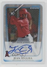 2011 Bowman Chrome Prospects Refractor 220/500 Jean Segura #BCP131 Auto 1l2