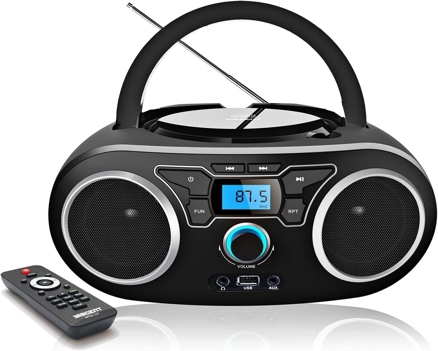 Stereo Portatile CD Bluetooth 5.0 - Radio FM e Lettore USB MP3 Offerta