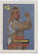 1989 Classic WWF Greg Valentine Greg The Hammer Valentine #33 0q0m