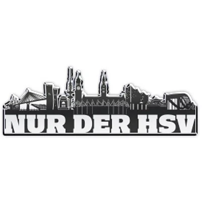 HSV Magnet Skyline Nur der HSV Hamburg Sehenswürdigkeiten HSV Fanartikel Shop