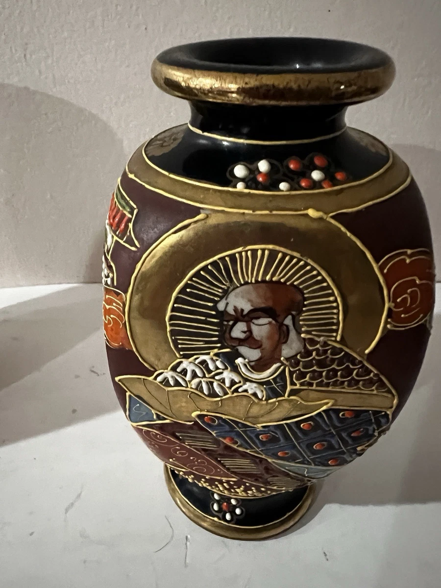 日本の伝統的な金色装飾陶器花瓶 陶瓷金色后1940 年日本花瓶| eBay