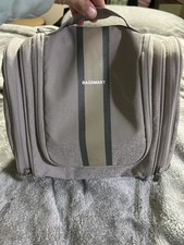 BAGSMART Water-Resistant Toiletry Bag Travel with Hanging Hook
