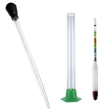 Home Brew Ohio Gravity Testing Combination (Nylon Baster, 12" Test Jar, and