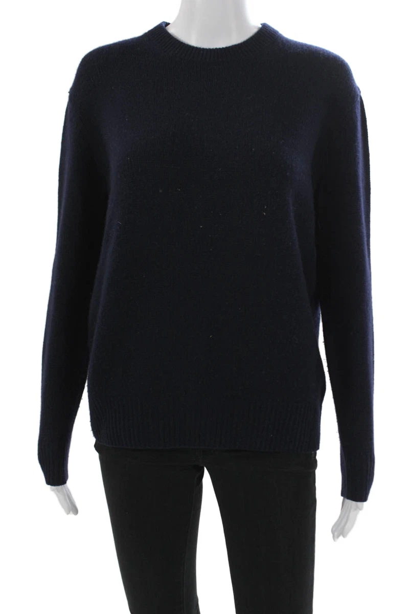Joseph A. Solid Blue Open Concept Fringe Cardigan Sweater