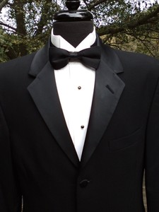Black-Satin-Notch-Lapel-amp-Satin-Top-Collar-3-Button-Single-Breasted-Jacket-264