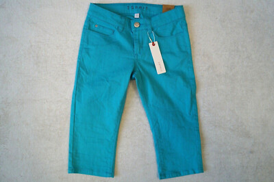 ESPRIT Capri 3/4 Jeans Gr. 134, 140, 152, 170, 176  Stretch türkisblau NEU