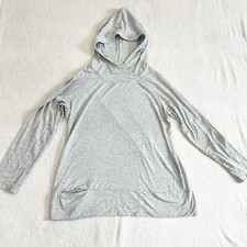 J. Jill Fit Womens Size Medium Lounge Sweatshirt Pullover Hooded Cozy Comfort