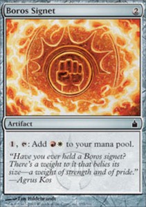 Boros Signet x4 - Ravnica - NM-Mint, English - Ravnica