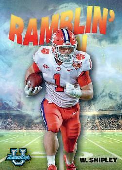 Will Shipley 2022 Bowman Chrome University - Ramblin Man #RM-6 - Clemson Tigers