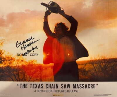 GUNNAR HANSEN - LEATHERFACE - Chainsaw Massacre Signed 8x10