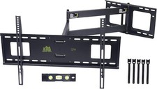 FORGING MOUNT Long Extension TV Mount Full Motion Wall Bracket with 42 black