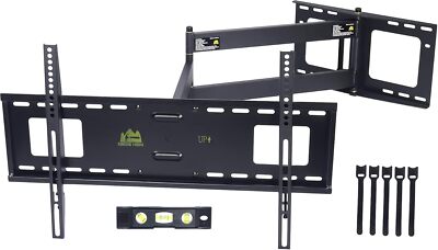 FORGING MOUNT Long Extension TV Mount Full Motion Wall Bracket with 42 black 