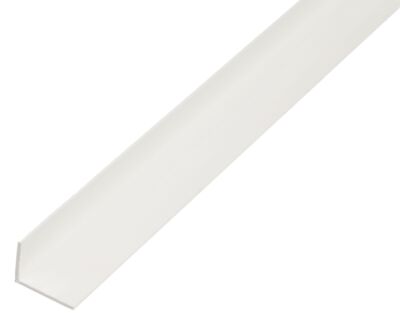 Alberts 498726 Winkelprofil | Kunststoff, weiß | 1000 x 20 x 10 mm | 22er Set
