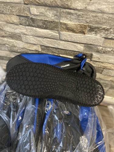 TWF - Adults Snapper Beach Shoe - Black /Blue - Wetsuit Boots - Size 8 - Picture 2 of 2