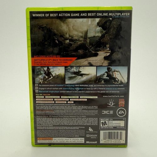 Battlefield 3 Limited Edition Xbox 360 Complete in Box CIB Tested - Picture 2 of 4