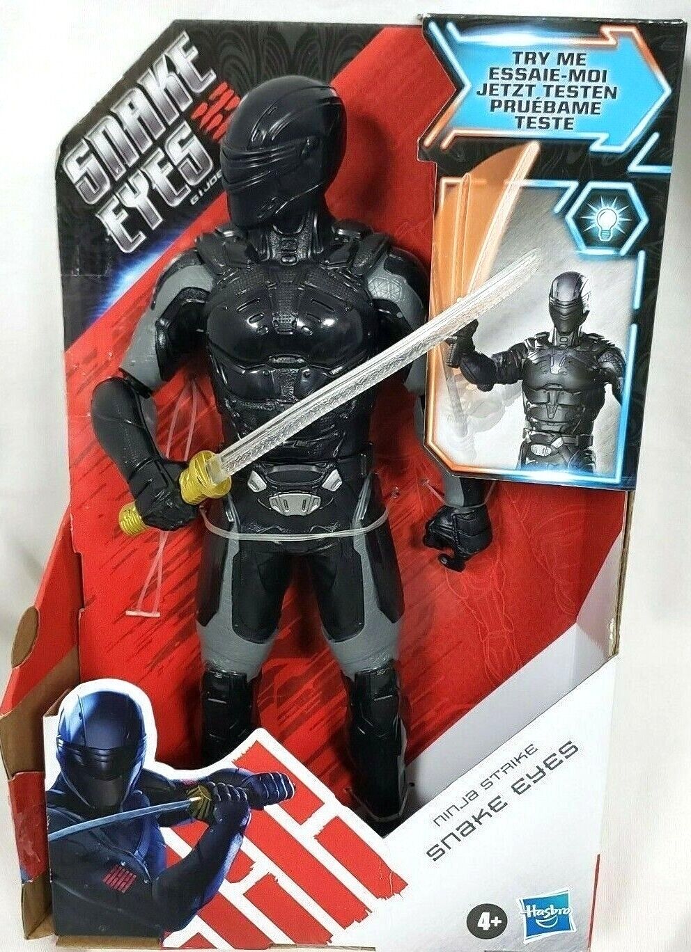 G.I. Joe Origins Ninja Strike Snake Eyes 12-Inch Electronic Action Figure 