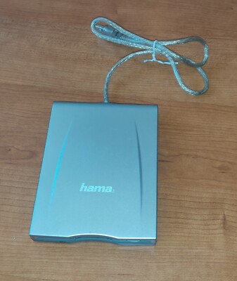 Hama Externes Floppy 3.5'' Laufwerk 00039740, silber, USB, Funktioniert, TOP