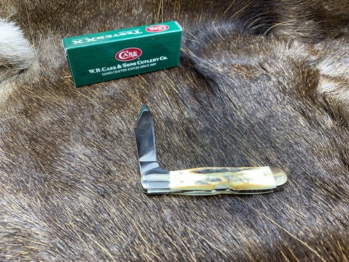 1998 Case Long Tailed "C" Copperlock Knife Genuine Stag Handles Mint Box 1231 - Picture 10 of 16