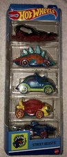 Hot Wheels Street Beasts 5 Pack HLY77 2023 SCORPEDO MOTOSAURUS TURTOSHELL & MORE