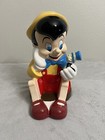 Disney Pinocchio Cookie Jar With Jiminy Cricket Treasure Craft
