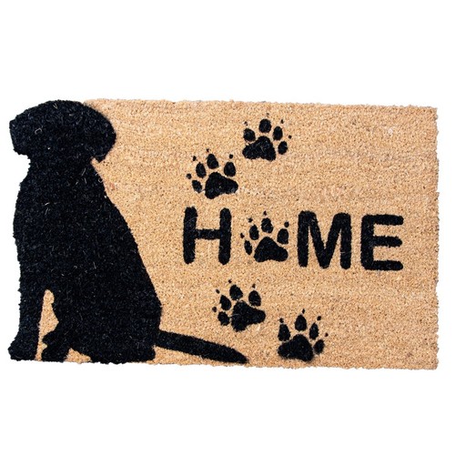 Matte für den Hauseingang, Hundemotiv | Kokos, braun-schwarz | H45 x B74cm - Bild 7 von 7