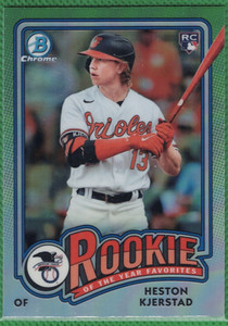 2024 Bowman Heston Kjerstad #ROY-14 Chrome Rookie of the Year Favorite