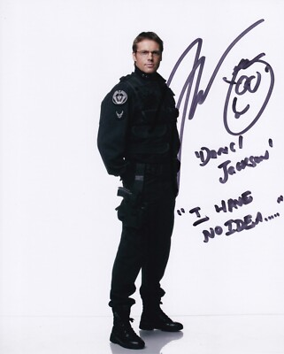 MICHAEL SHANKS signed Autogramm 20x25cm STARGATE in Person autograph COA