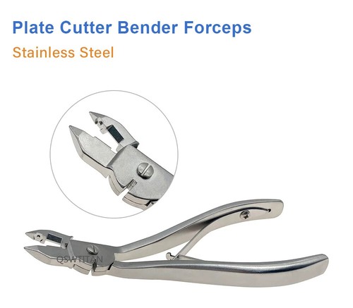 Orthopedic Mini Plate Bending Pliers Bone Plate Bender Cutting Forceps - Picture 3 of 14
