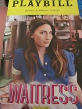WAITRESS MUSICAL Playbill Broadway Musical sara Bareilles EXCLUSIVE COVER