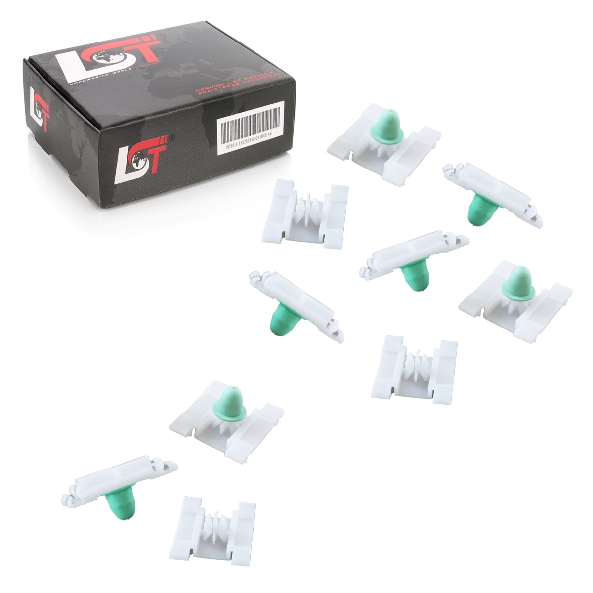 10x Molding Clip with Grommet for VW Golf 3 III 1H1 Vento 1H2